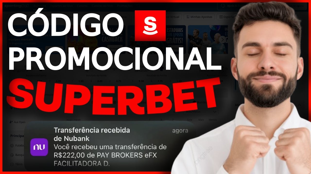 Código Promocional Superbet: Ative Benefícios e Bônus na Superbet
