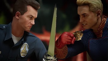 Mortal Kombat 1 - T-1000 vs Homelander | All Intro/Interaction Dialogues