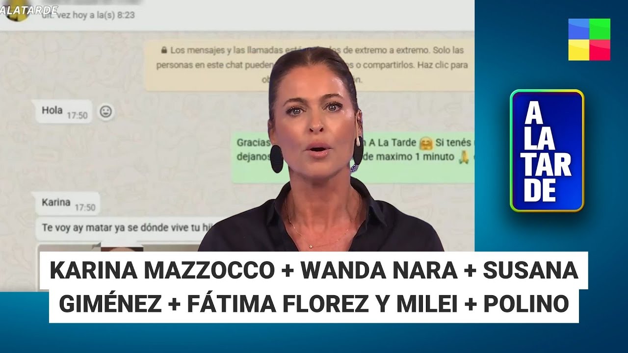 WANDA NARA + SUSANA GIMÉNEZ + FÁTIMA FLOREZ Y JAVIER MILEI 