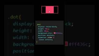Loading Animation Using HTML &amp; CSS Only #shortsvideo  #coding #shorts