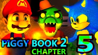 PIGGY BOOK 2 CHAPTER 5 vs SONIC \& BALDI! ROBLOX RTX CHALLENGE Minecraft Animation Story