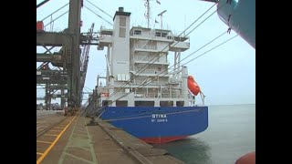 Mit der MS Stina von Rotterdam - Dublin - ein Containerschiff
