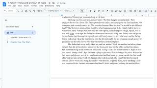 A Write with me||Timelapse||A Fallen Throne and A Crown of Tears