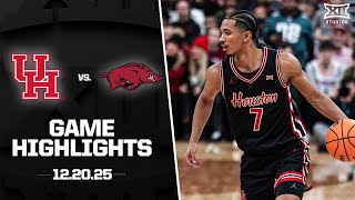 Houston Vs. Arkansas Game Highlights 2025-26 Big 12 Mens Basketball