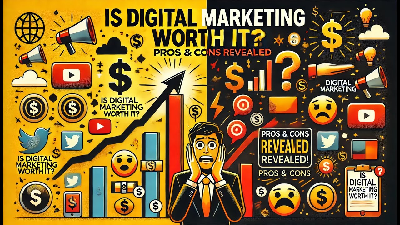 Is Digital Marketing Worth It? Real Impact,  Pros & Cons for Your Business with Real-World Examples