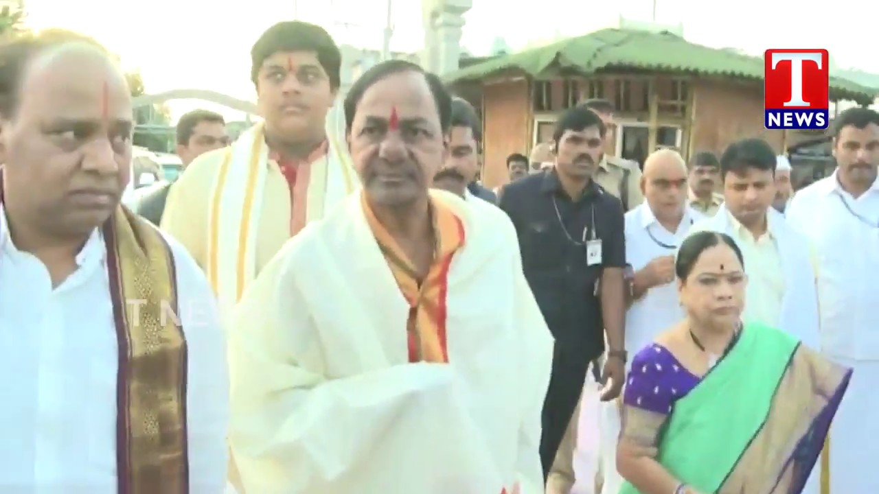 Telangana CM KCR Reached Tirumala | T News Telugu