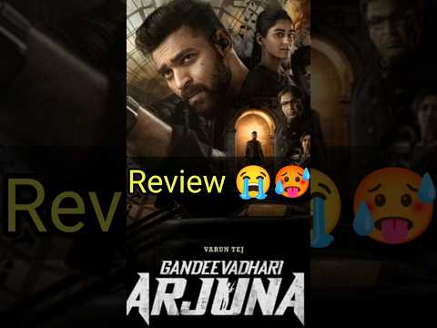 Gandeevadhari Arjuna Movie Review 😭🥵🔥...