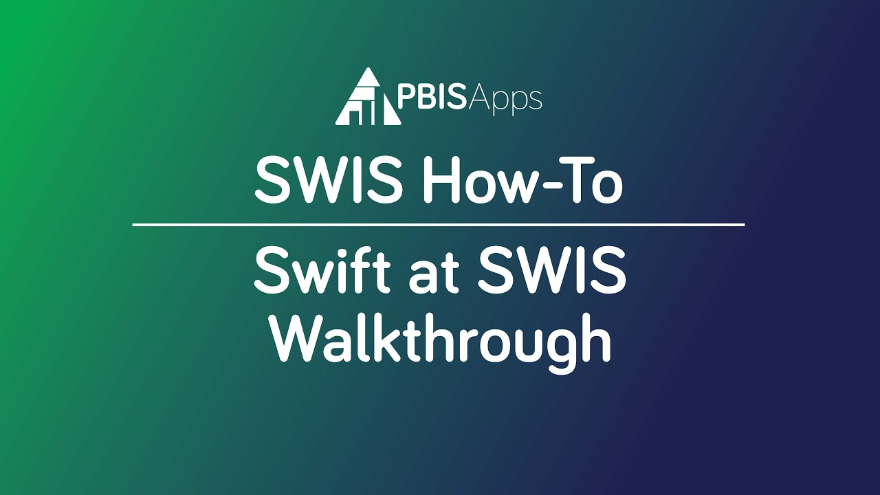 Swift at SWIS Walkthrough - YouTube