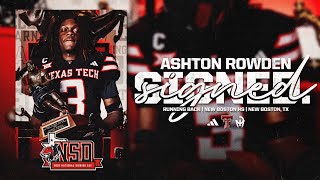 Texas Tech Football NSD26 Ashton Rowden Dec 3 2025