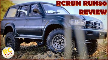 RCRun RUN-80 Review: Super Scale! LC80 Hard Body RC Crawler