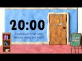 20 Minute Countdown Timer with Relaxing Music | 3D Timer