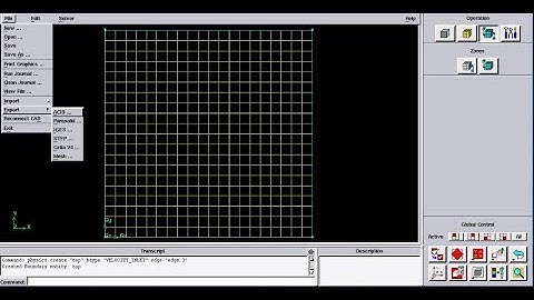 Gambit Fluent Tutorial-1-Creating a 2D rectangular geometry and meshing