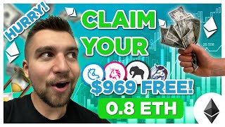 YOU COULD CLAIM 0.8 ETH RIGHT NOW $969 FOR FREE! Not a scam