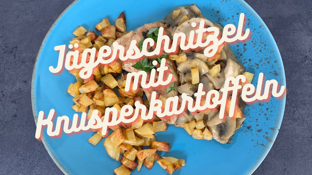 WW Weight Watchers Rezepte | Normale Zubereitung | Jägerschnitzel mit Knusperkartoffeln