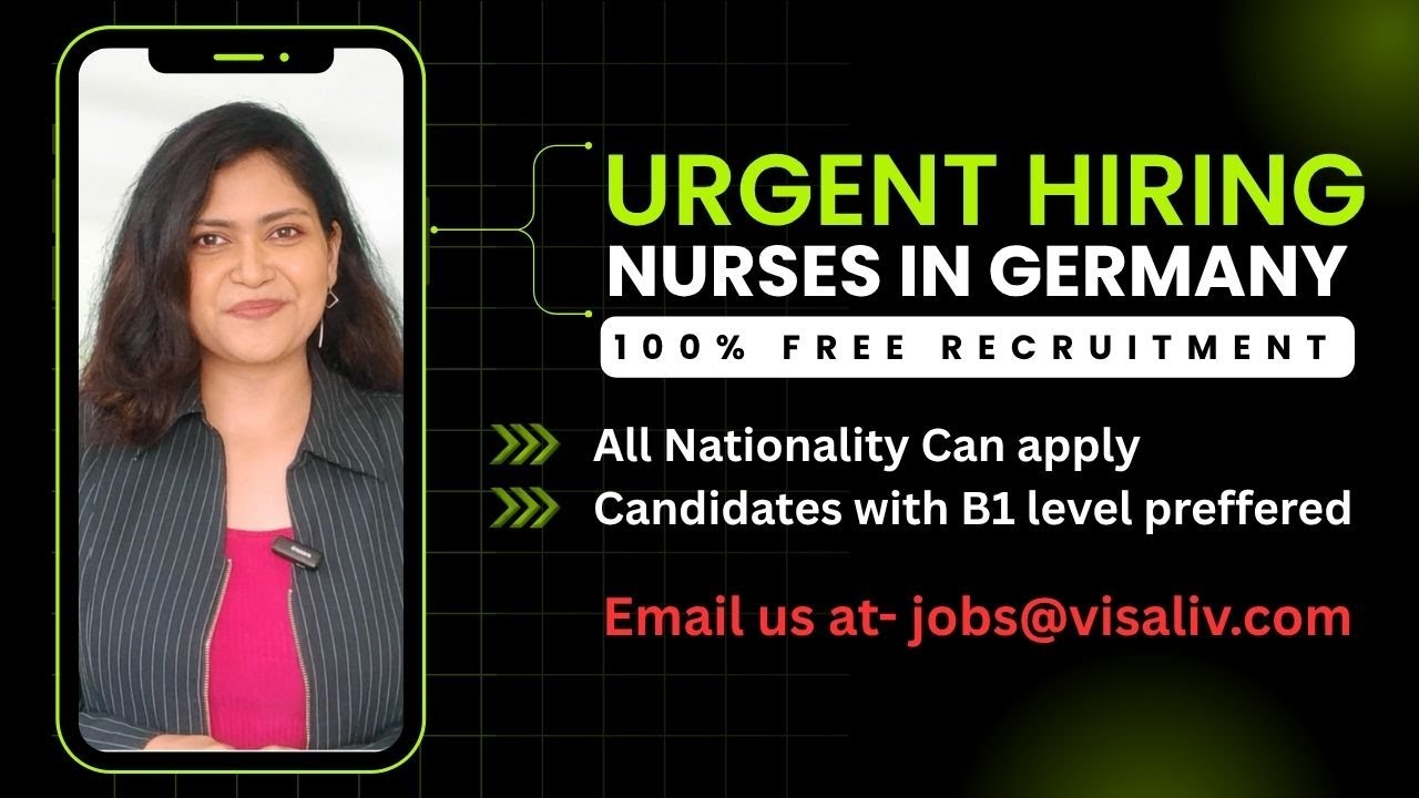 🇩🇪 Germany Needs 1,000 Nurses Urgently | Free Visa + Job Offer