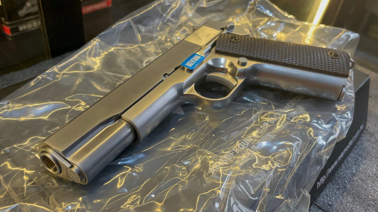 WE Airsoft 1911 Full Metal Classic Type A review and shooting test