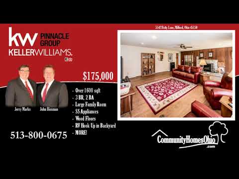 5542 Betty Lane, Milford, OH home video tour