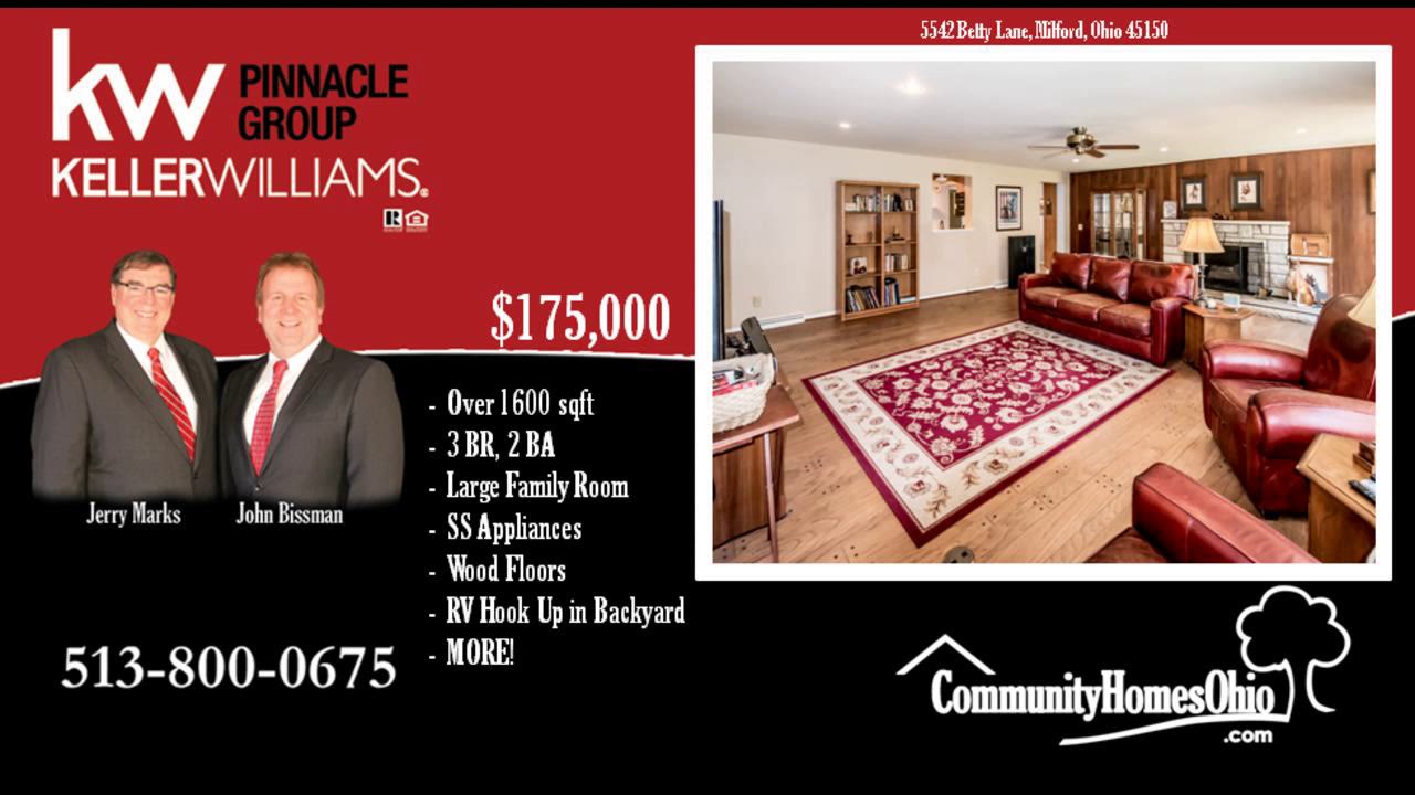 Milford Ohio Homes for Sale 5542 Betty Lane, Milford, OH 45150 3 Bed