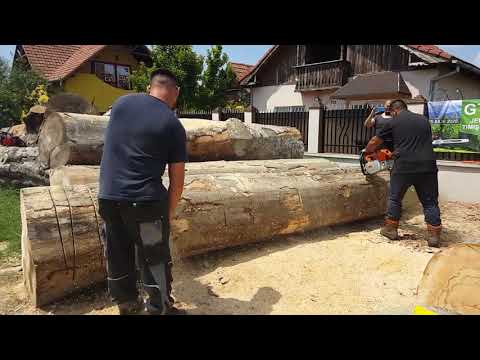 Stihl ms 880 8.7hp stock vs mufflermod's by Ramiro - YouTube