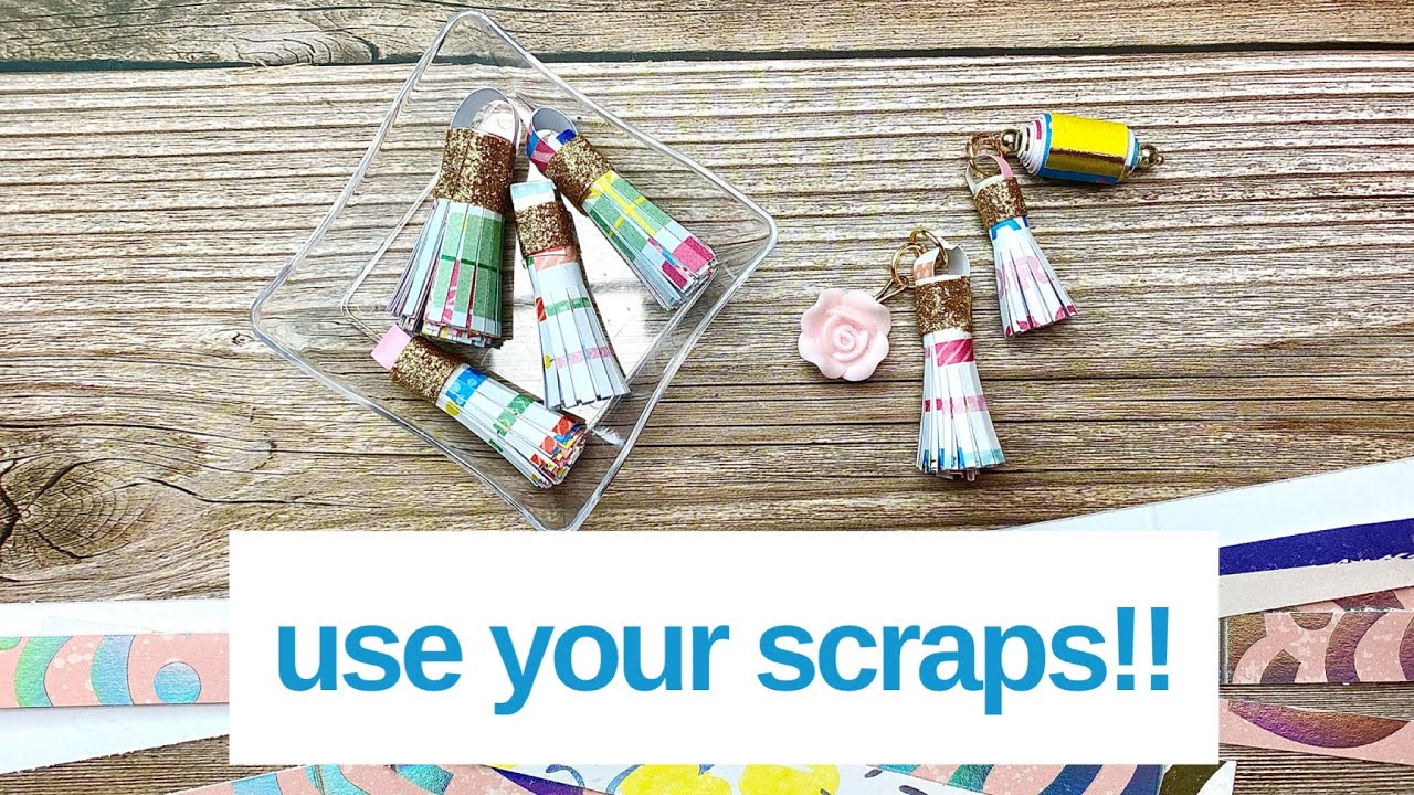 Keep your paper scraps and make tassels!! | DIY Paper Tassel
