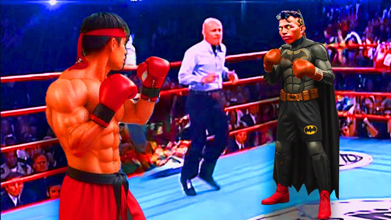 Maromero Páez se vistió de BATMAN y noqueó a un maestro del kickboxing
