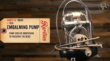 Vintage 1930s Embalming Pump