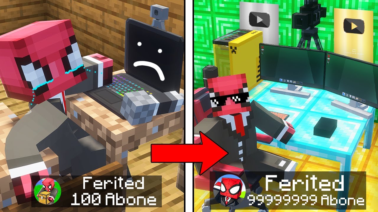 NASIL YOUTUBER OLDUM? - Minecraft