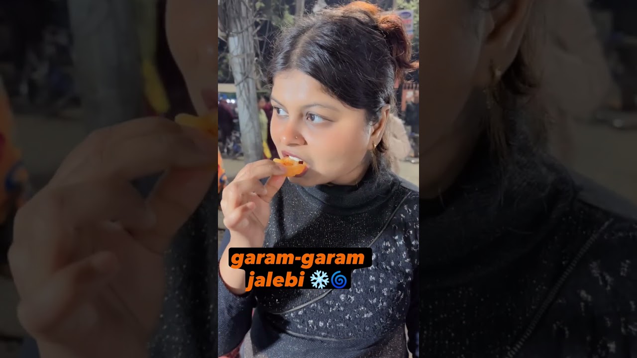 POV: Winter feels incomplete without garam-garam jalebi  