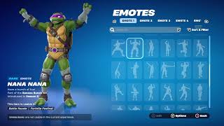 Fortnite: Emote Showcase (Skin: Donatello TMNT)