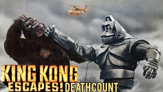king Kong escapes(1967)Death Count