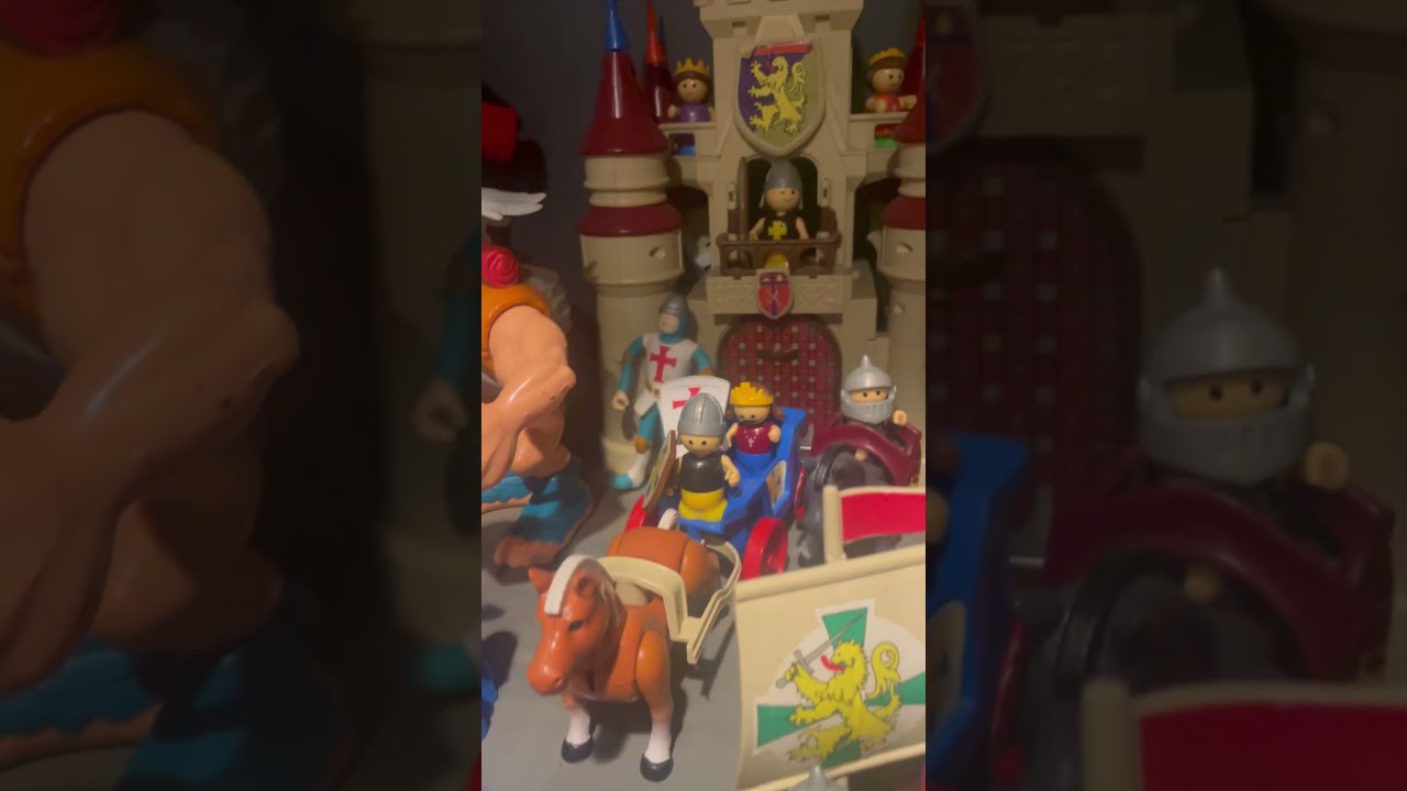 Fisher Price Great Adventure & Lil Playmates #fisherprice #80s #90s #medival #knight #toysoldiers