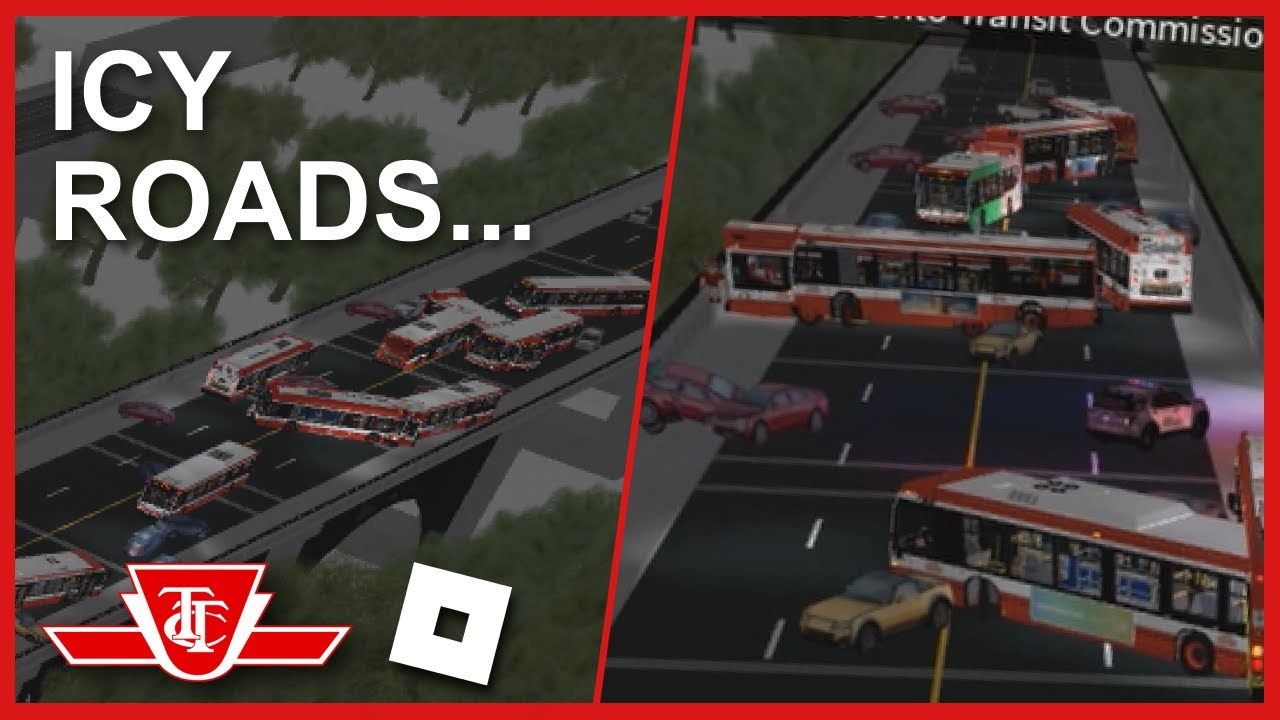 When ROBLOX TTC Drivers meet Ice... | ROBLOX Driving
