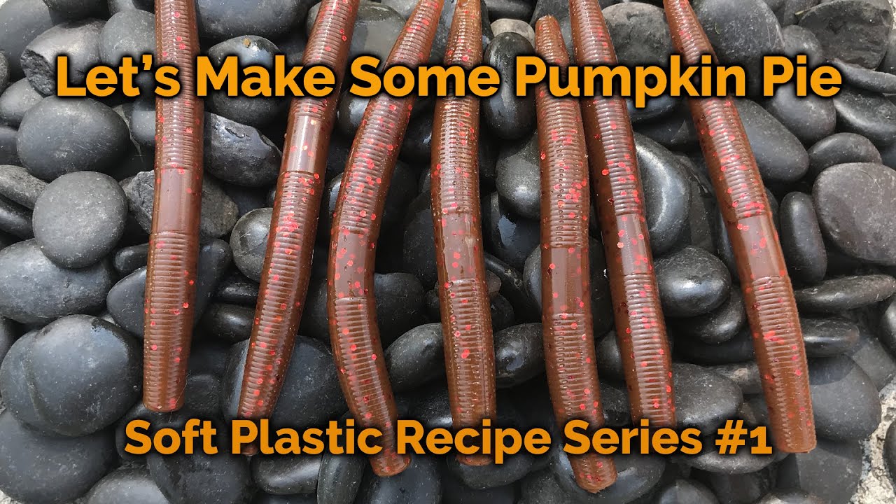 Soft Plastic Lure Making Recipes - Pumpkin Pie - Make your own Stick Worms - Recipe #1