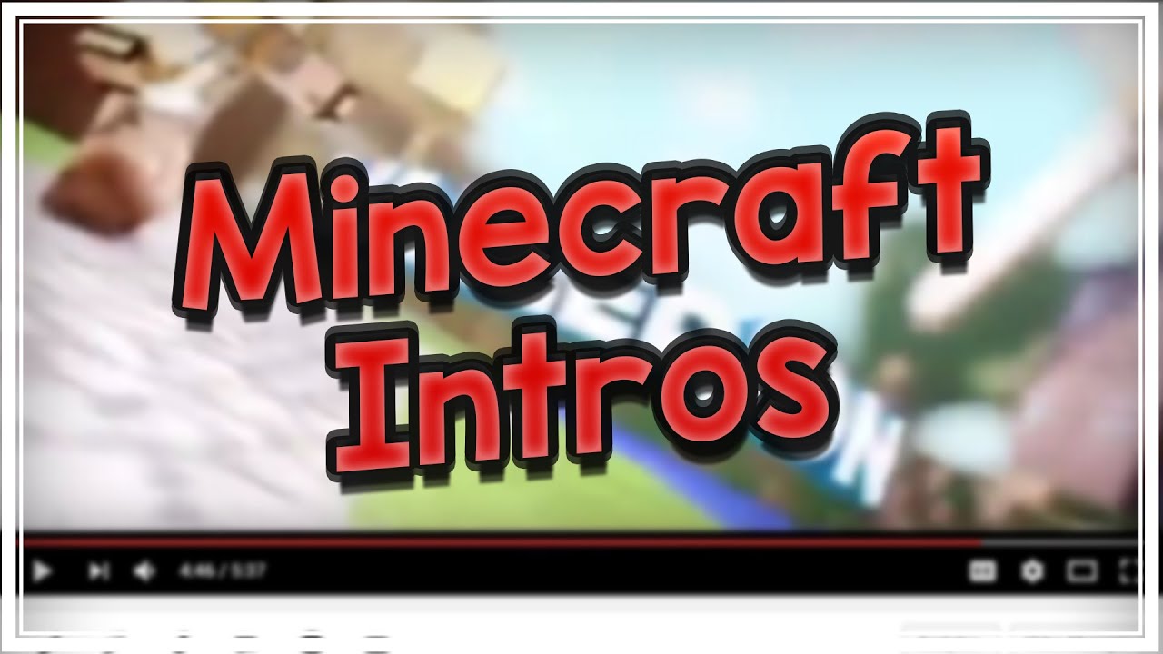 Minecraft Animated Intros (Too Far?)