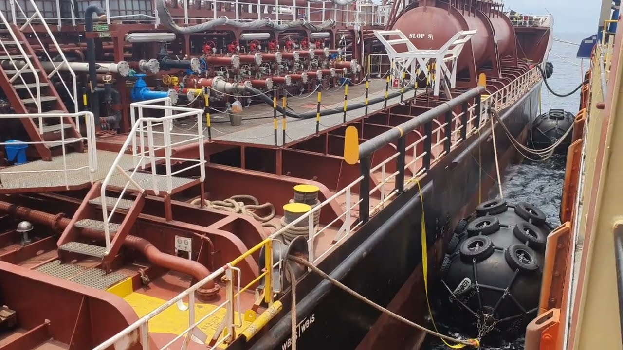 BUNKERING OPERATIONS STS TANKER TO DP VESSEL | DP 2 SHIP |Explore Sea With Sailor Avinash.