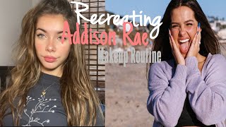 Recreating Addison Raes Makeup Routine
