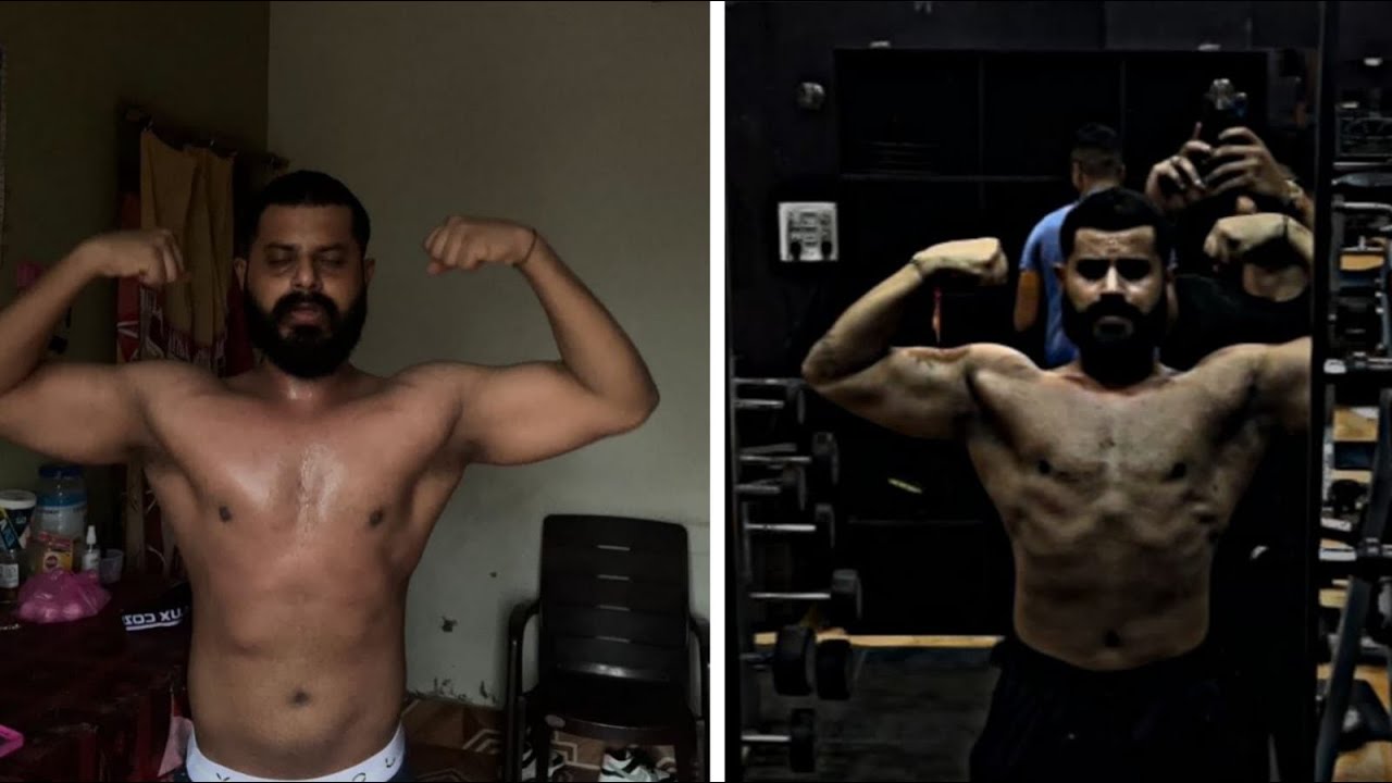 My unnatural transformation | 75 to 70 kg | One month transformation