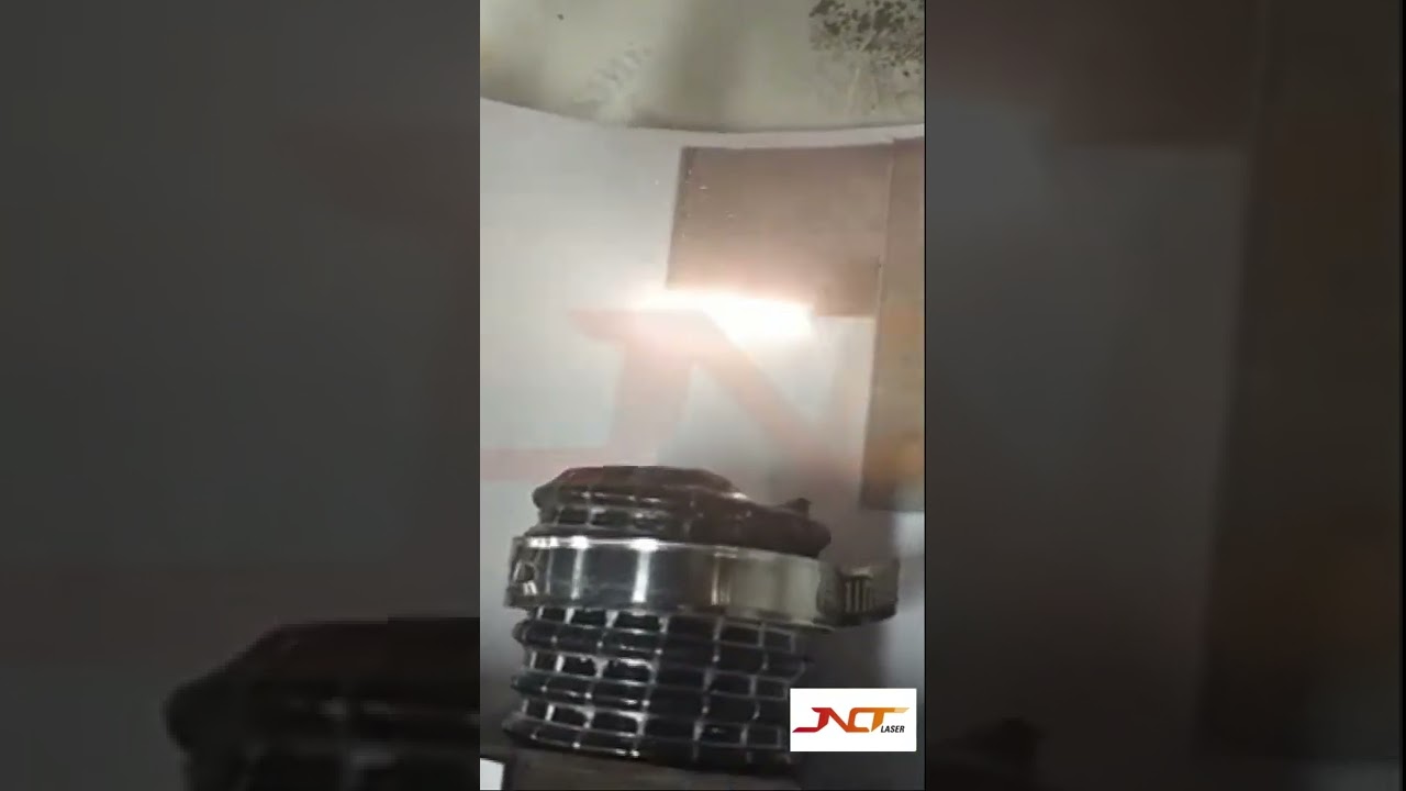 Paint removal on radome | 200W pulse cleaning machine | portable laser removal rust