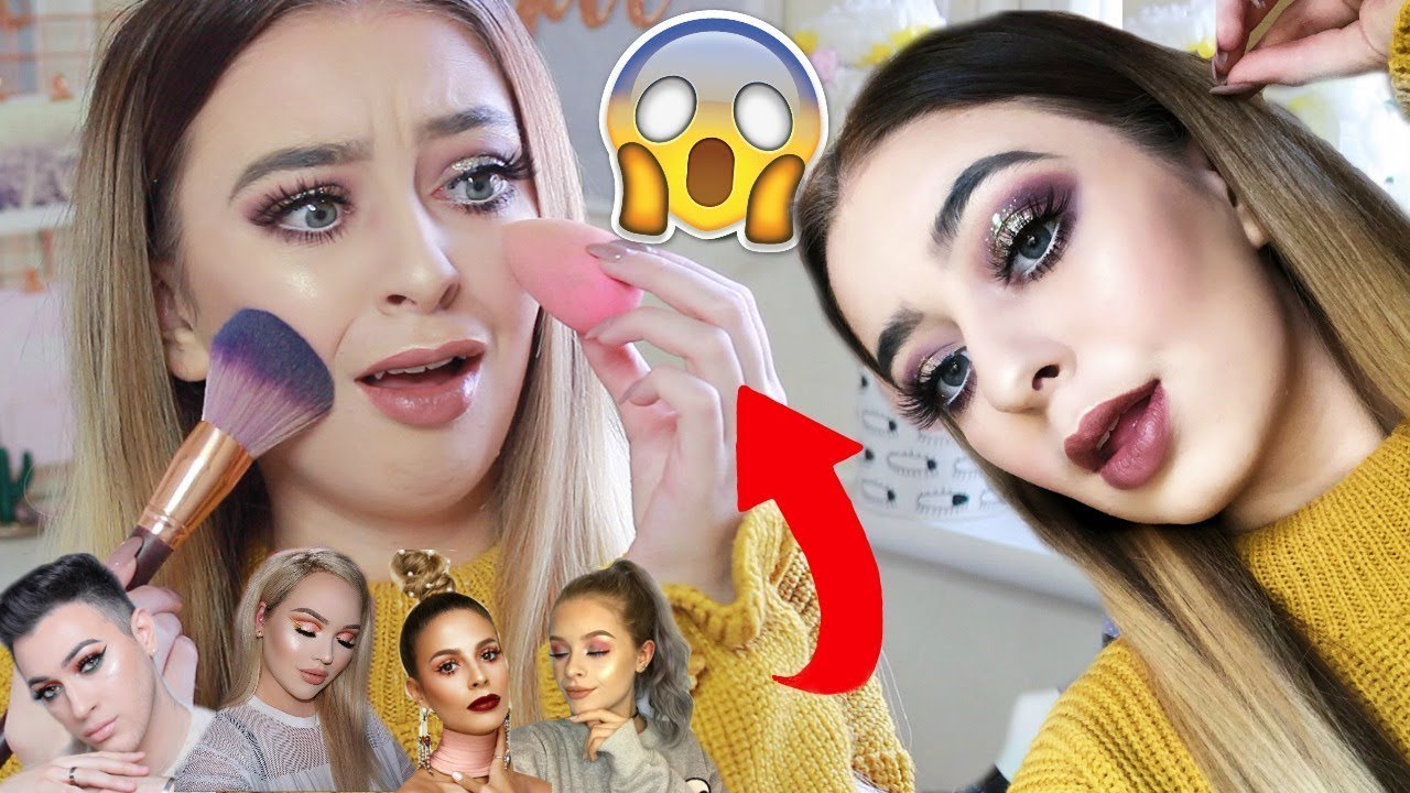 FULL FACE OF MAKEUP BEAUTY GURU’S MADE ME BUY!!