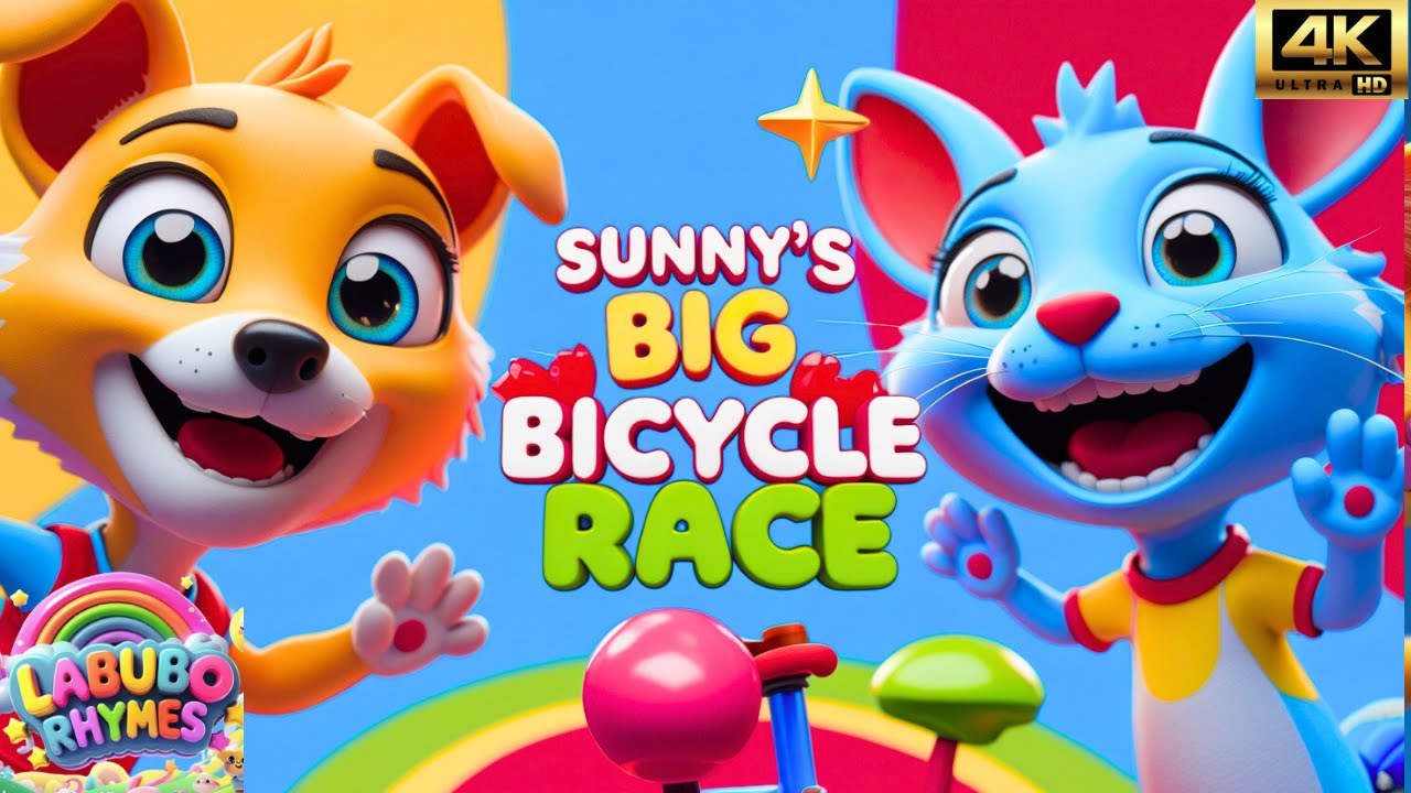 Sunny's Big Bicycle Race – Learning Colors & Number for Kids 