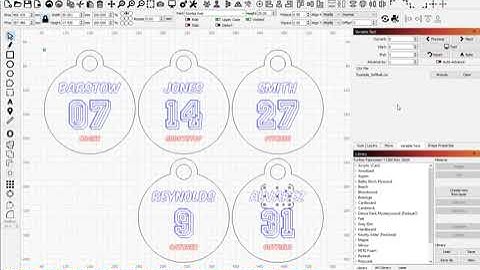LightBurn Tutorial: CSV Merges