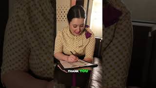 First Class Flight Food Review: Omelet &amp; Steak! #shorts