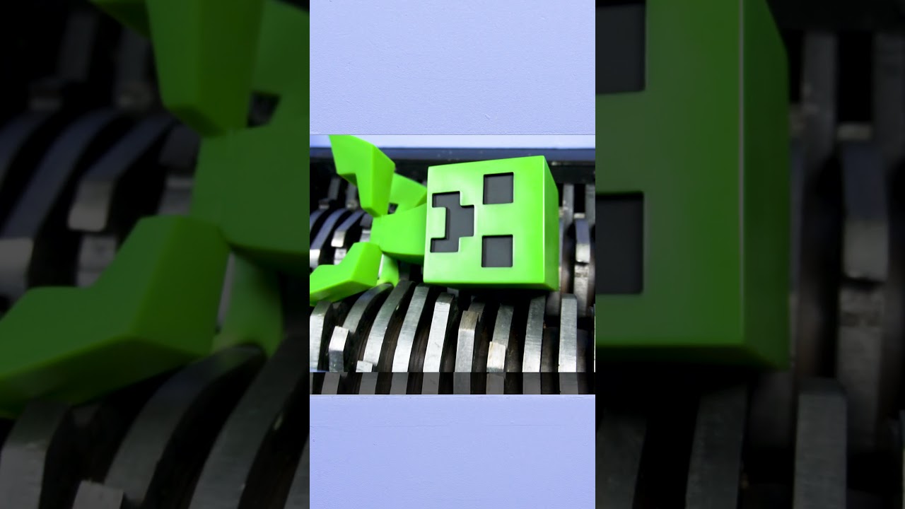 Shredding Minecraft: Will the Creeper explode? 