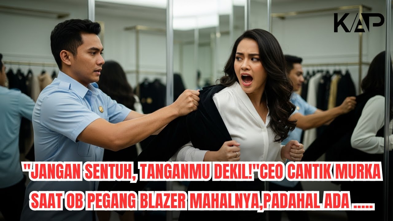 "JANGAN SENTUH, TANGANMU ITU KOTOR!" CEO CANTIK MURKA SAAT OB PEGANG BLAZER MAHALNYA, PADAHAL ADA...