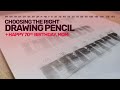 Comparing 9h to 14b drawing pencils