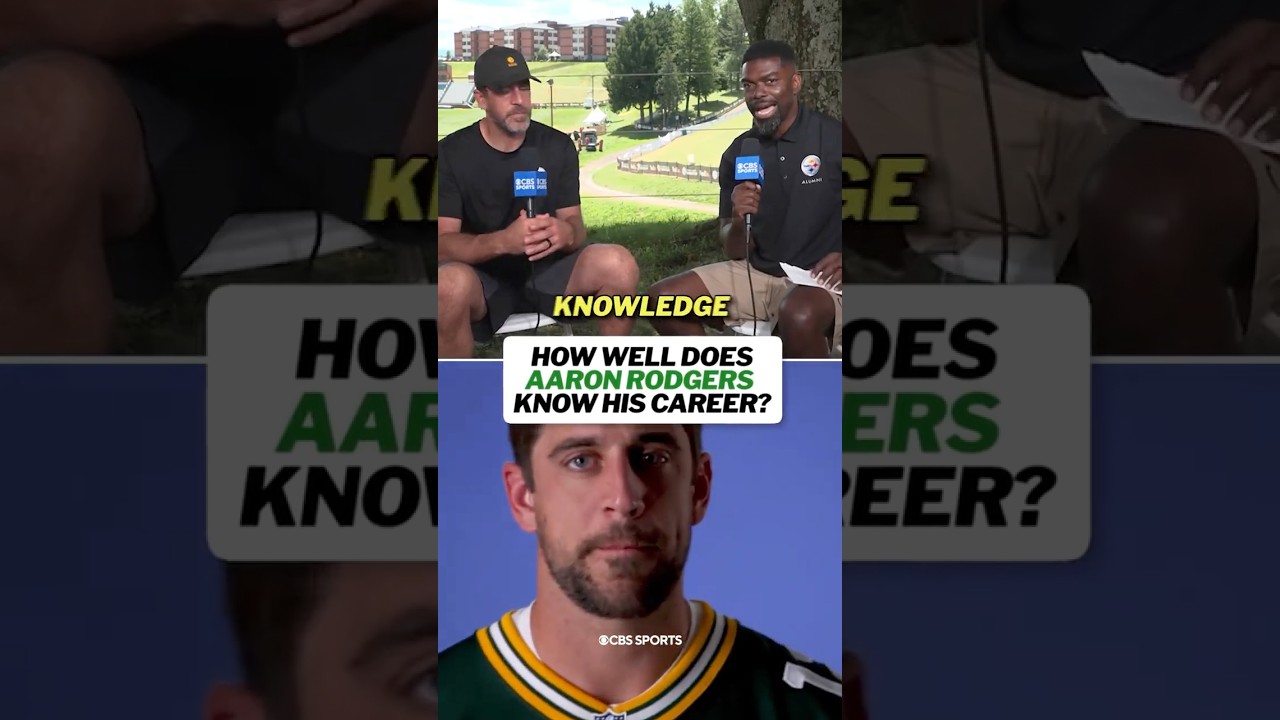 How well does Aaron Rodgers know Aaron Rodgers?! #aaronrodgers #steelers #packers