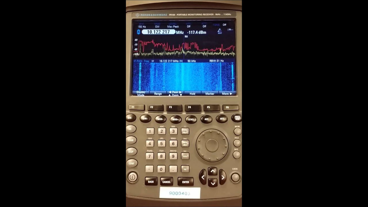 Pr100 op het werk luisteren op 30m