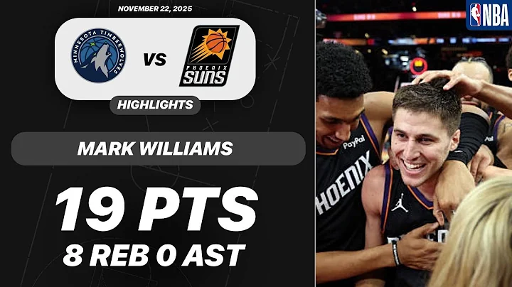 Mark Williams vs Minnesota Timberwolves | 19 PTS 8 REB 0 AST 1 BLK 1 STL | NBA 11-22-2025 Highlights