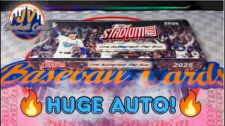 🚨EARLY RELEASE🚨 - 2025 Topps Stadium Club Hobby Box Rip!