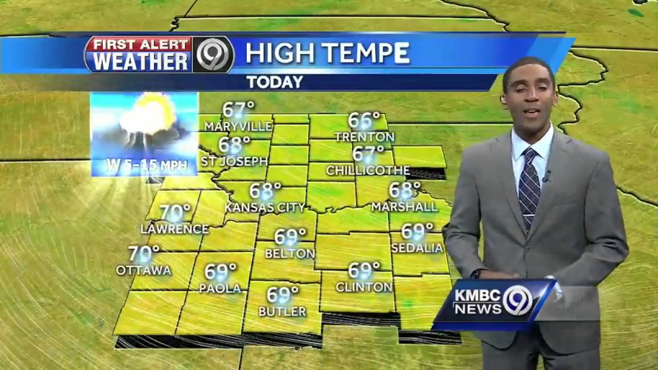 Spotty rain showers possible Thursday - YouTube